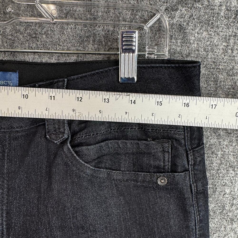 Democracy "Ab" solution Skinny Jeans Women's Size 12 Black Stretch Denim - Picture 6 of 10